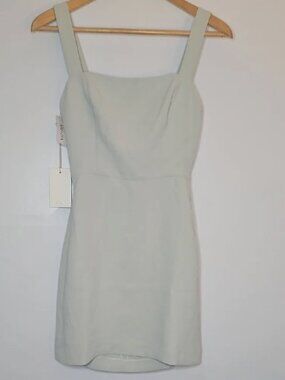 Aritzia Wilfred Aperature Tie-back Dress in Cool Ice Mint NWT